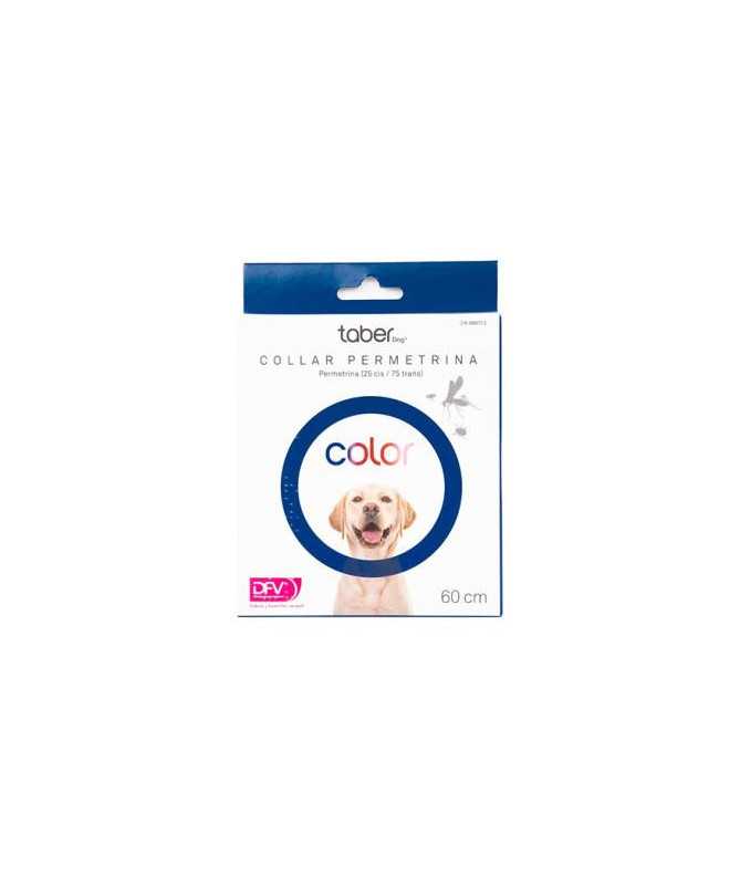 TABERDOG COLLAR PERMETRINA 60CM AZUL DFV