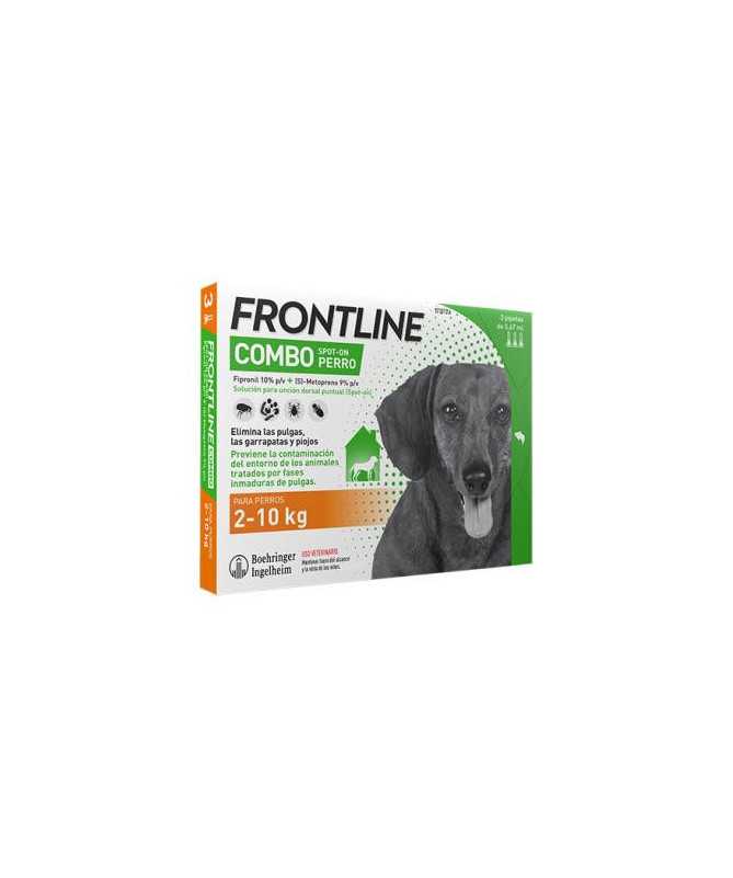 FRONTLINE COMBO PERRO 2-10KG 3 PIPETAS