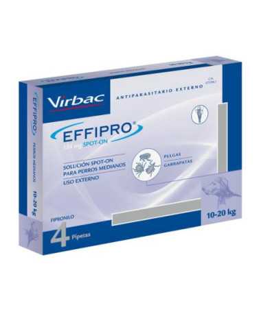 EFFIPRO SPOT ON PERRO 10-20 K 4 PIPETAS