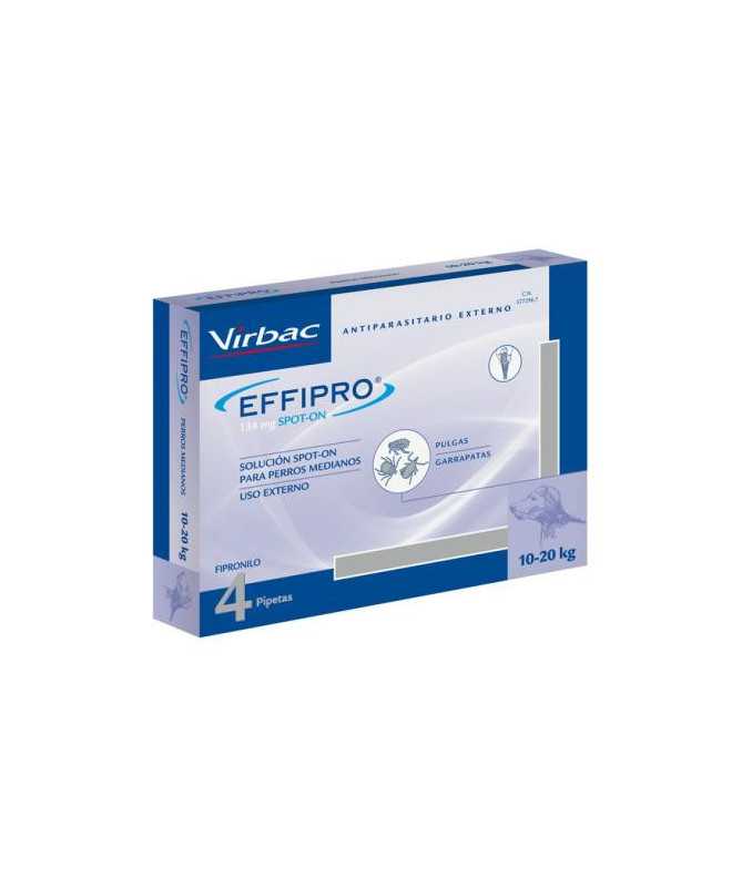 EFFIPRO SPOT ON PERRO 10-20 K 4 PIPETAS
