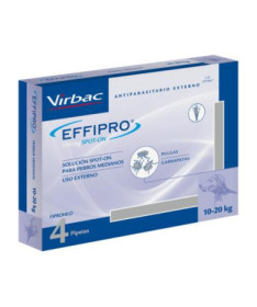 EFFIPRO SPOT ON PERRO 10-20 K 4 PIPETAS