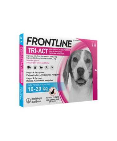 FRONTLINE TRI-ACT M 3 PIPETAS (10-20KG)