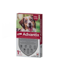ADVANTIX SPOT ON PERRO 10KG-25KG PIP 1X2