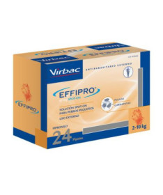 EFFIPRO SPOT ON PERRO 2-10 KG 24 PIPETAS