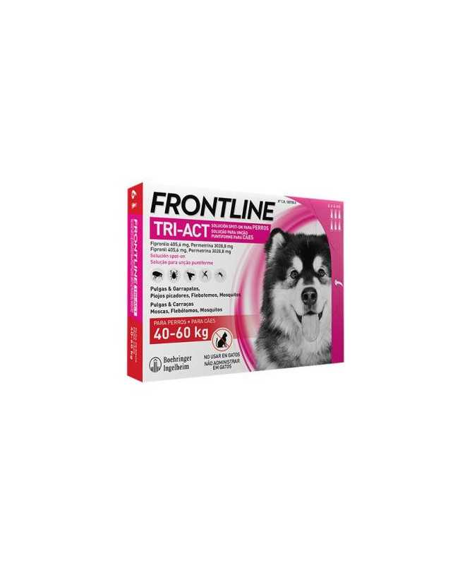 FRONTLINE TRI-ACT XL 6 PIPETAS (40-60KG)