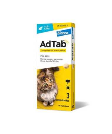 ADTAB 48 MG 3 COMP MASTICABLE 2-8 KG KG GATO