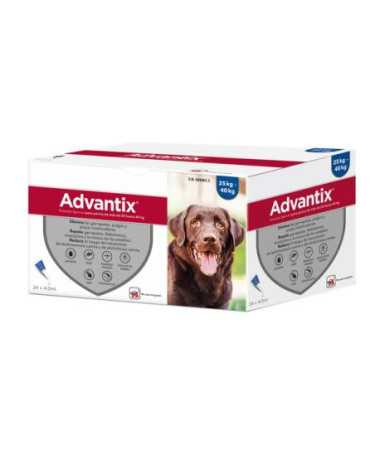 ADVANTIX SPOT ON PERRO 25KG-40KG PIP 24X4ML