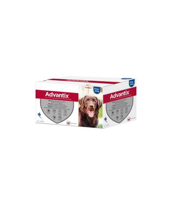 ADVANTIX SPOT ON PERRO 25KG-40KG PIP 24X4ML