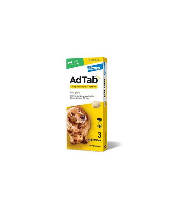 ADTAB 450 MG 3 COMP MASTICABLE 11-22 KG PERRO