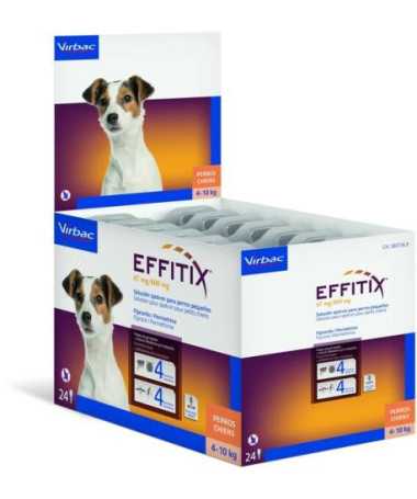 EFFITIX PERRO S 4-10KG 24 PIPETAS