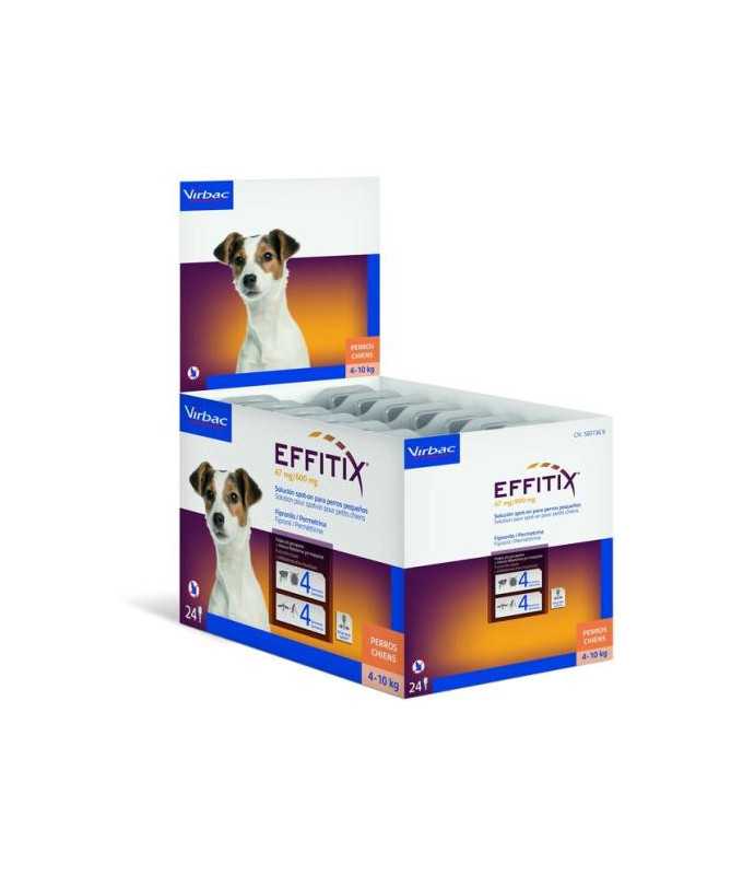 EFFITIX PERRO S 4-10KG 24 PIPETAS
