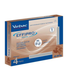 EFFIPRO SPOT ON PERRO 40-60 KG 4 PIPETAS