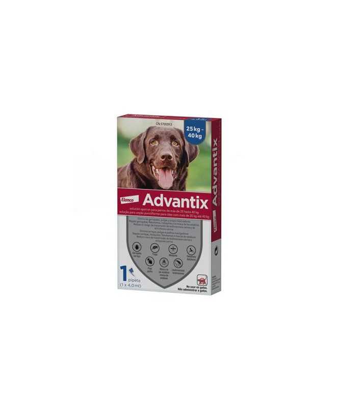 ADVANTIX SPOT ON PERRO 25KG-40KG PIP 1X4ML