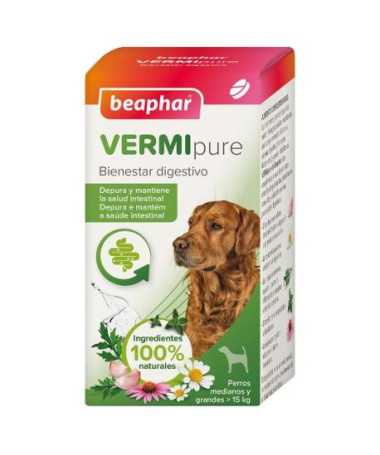 VERMIPURE +15 KG PERRO MEDIANO Y GRANDE 50 COMP