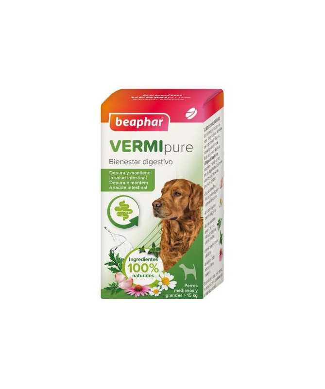 VERMIPURE +15 KG PERRO MEDIANO Y GRANDE 50 COMP