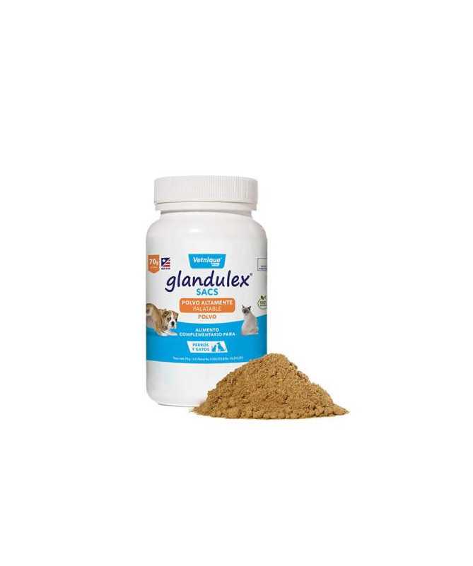 GLANDULEX SACS 70G POLVO GATOS Y PERROS
