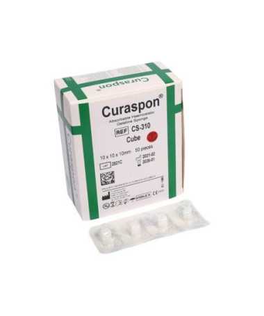 HEMOSTATICO CURASPON CUBE 10X10X10MM 50UD