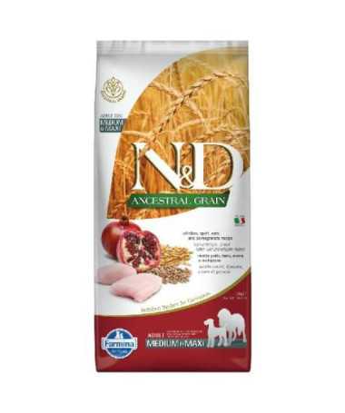 N&D ANCESTRAL DOG MED/MAX POLLO 12KG