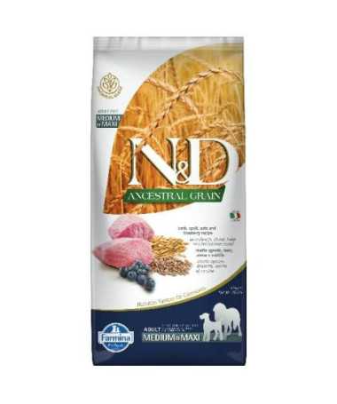 N&D ANCESTRAL DOG MED/MAX CORDERO 12KG