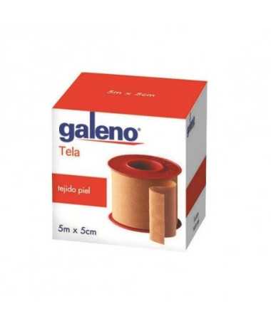 GALENO ESPARADRAPO TELA PIEL 5CMX5M 1UD
