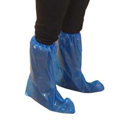 CUBREBOTAS DE POLIETILENO AZUL 30X40CM 30UD