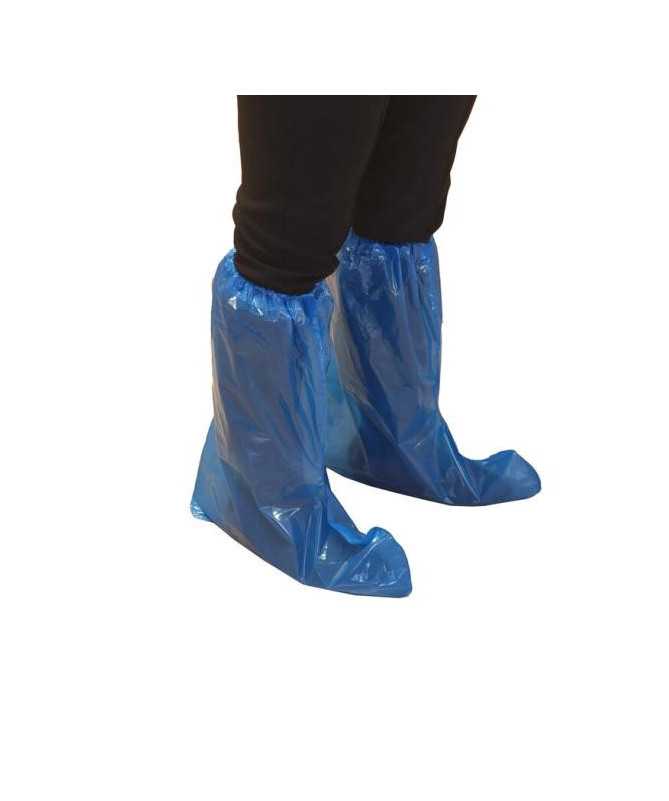CUBREBOTAS DE POLIETILENO AZUL 30X40CM 30UD