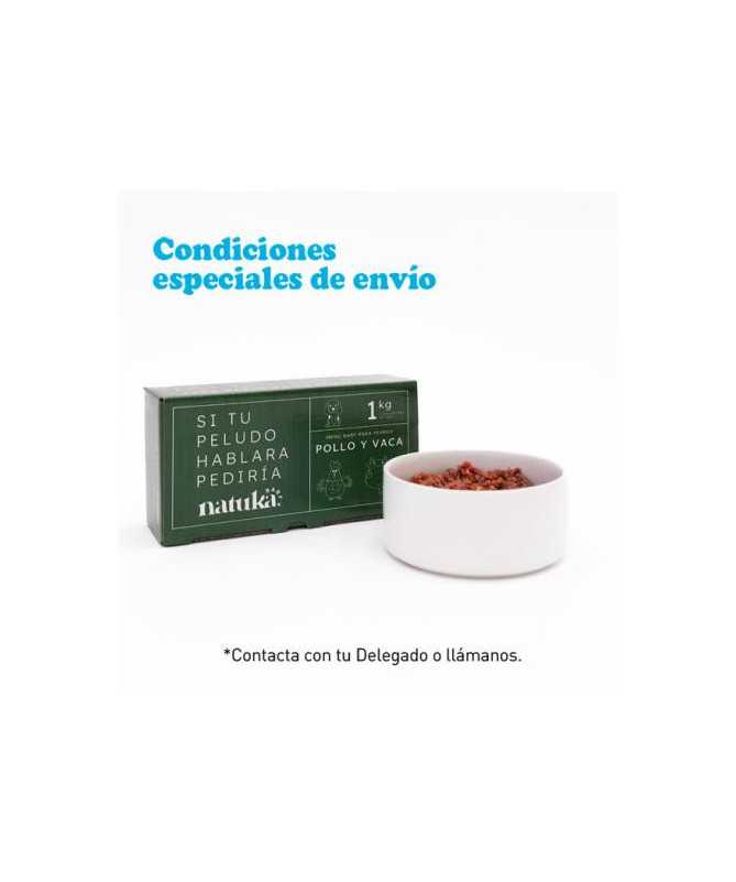 NATUKA MENU BARF PERRO POLLO Y VACA 1KG