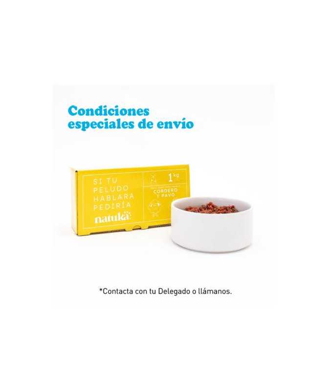 NATUKA MENU BARF PERRO CORDERO Y PAVO 1KG