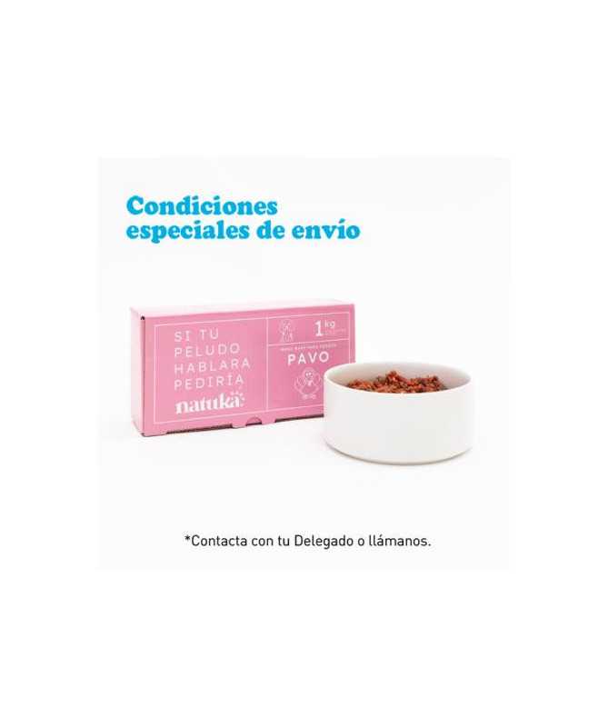 NATUKA MENU BARF PERRO PAVO 1KG