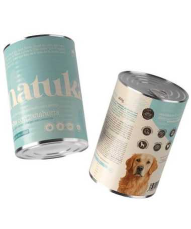NATUKA LATA MENU PERRO POLLO CON ZANAHORIA 12X400G