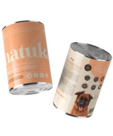 NATUKA LATA MENU PERRO CONEJO CON CALABAZA 12X400G