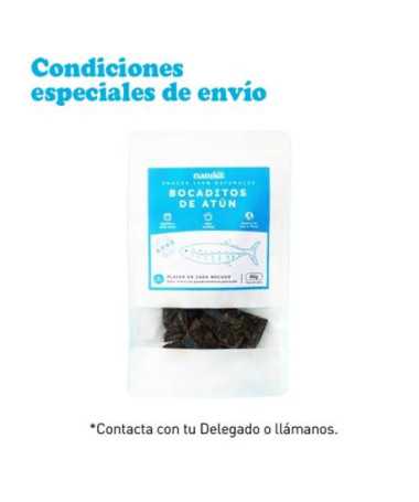 NATUKA BOCADITOS DE ATUN BOLSA 80G 1UD