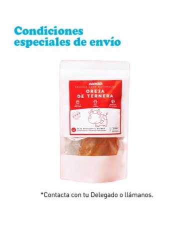 NATUKA OREJA DE TERNERA BOLSA 2UD