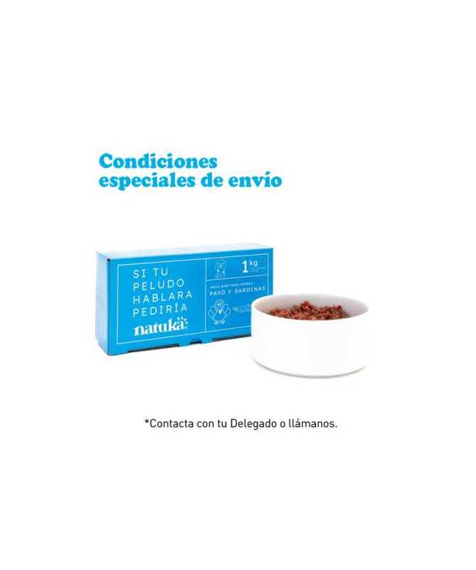 NATUKA MENU BARF PERRO PAVO Y SARDINAS 1KG