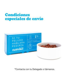 NATUKA MENU BARF PERRO PAVO Y SARDINAS 1KG