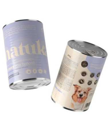 NATUKA LATA MENU PERRO TERNERA CON BROCOLI 12X400G