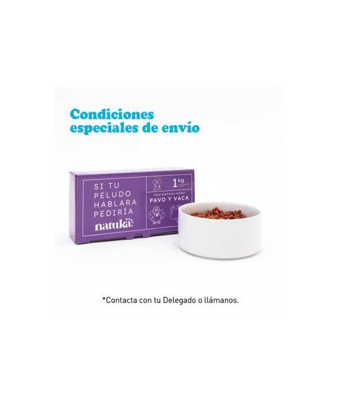 NATUKA MENU BARF PERRO PAVO Y VACA 1KG