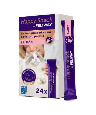 FELIWAY HAPPY SNACK SOBRES 15G SALMON 24 UD