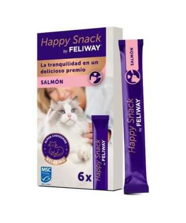 FELIWAY HAPPY SNACK SOBRES 15G SALMON 6 UD