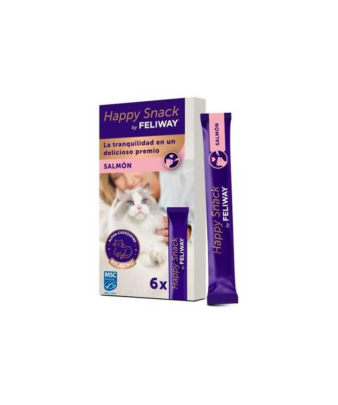 FELIWAY HAPPY SNACK SOBRES 15G SALMON 6 UD