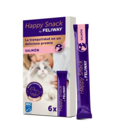 FELIWAY HAPPY SNACK SOBRES 15G SALMON 6 UD