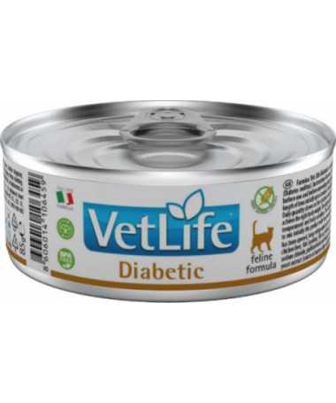VETLIFE CAT DIABETIC 12X85G