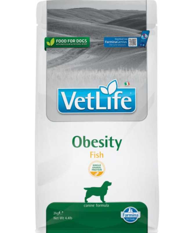 VETLIFE DOG OBESITY FISH 2KG