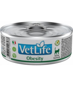 VETLIFE CAT OBESITY 12X85G