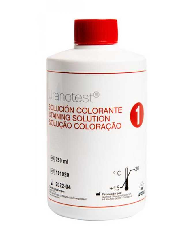 URANOTEST SOLUCION COLORANTE 1 ROJA 250ML
