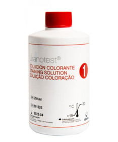URANOTEST SOLUCION COLORANTE 1 ROJA 250ML