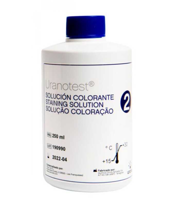URANOTEST SOLUCION COLORANTE 2 AZUL 250ML