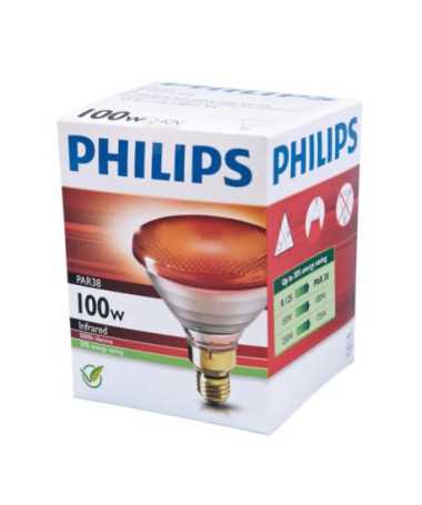 BOMBILLA INFRARROJOS ROJA PHILIPS 100W 1UD