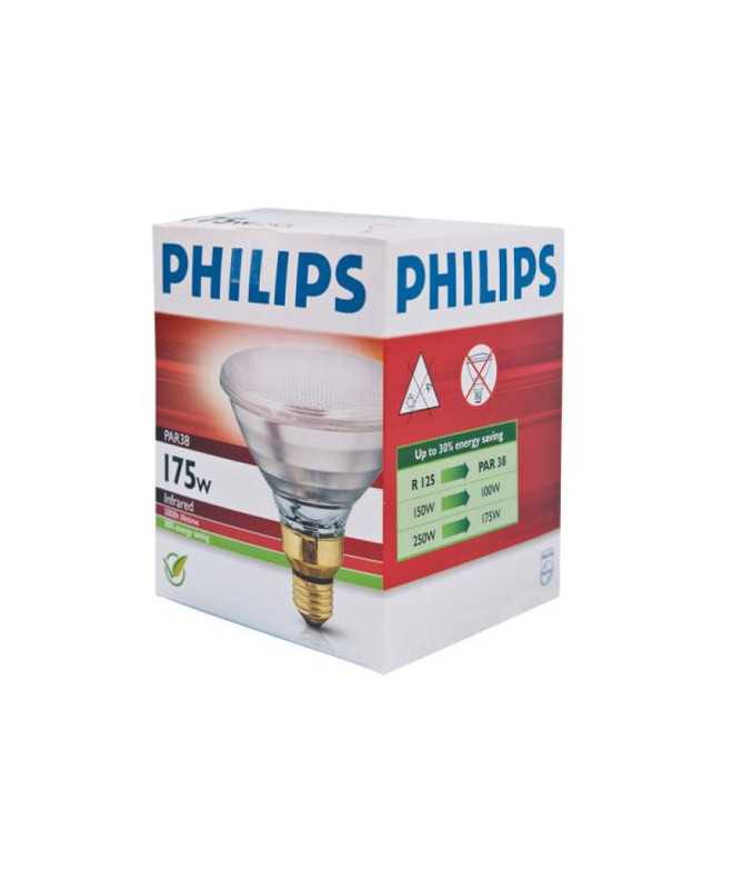 BOMBILLA INFRARROJOS BLANCA PHILIPS 175W 1UD