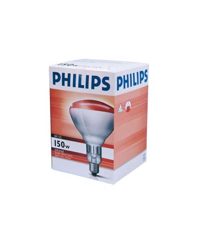 BOMBILLA INFRARROJOS ROJA PHILIPS 150W 1UD